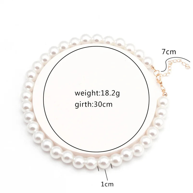 Freshwater Pearl Chain Necklace - Wedding Jewelry
